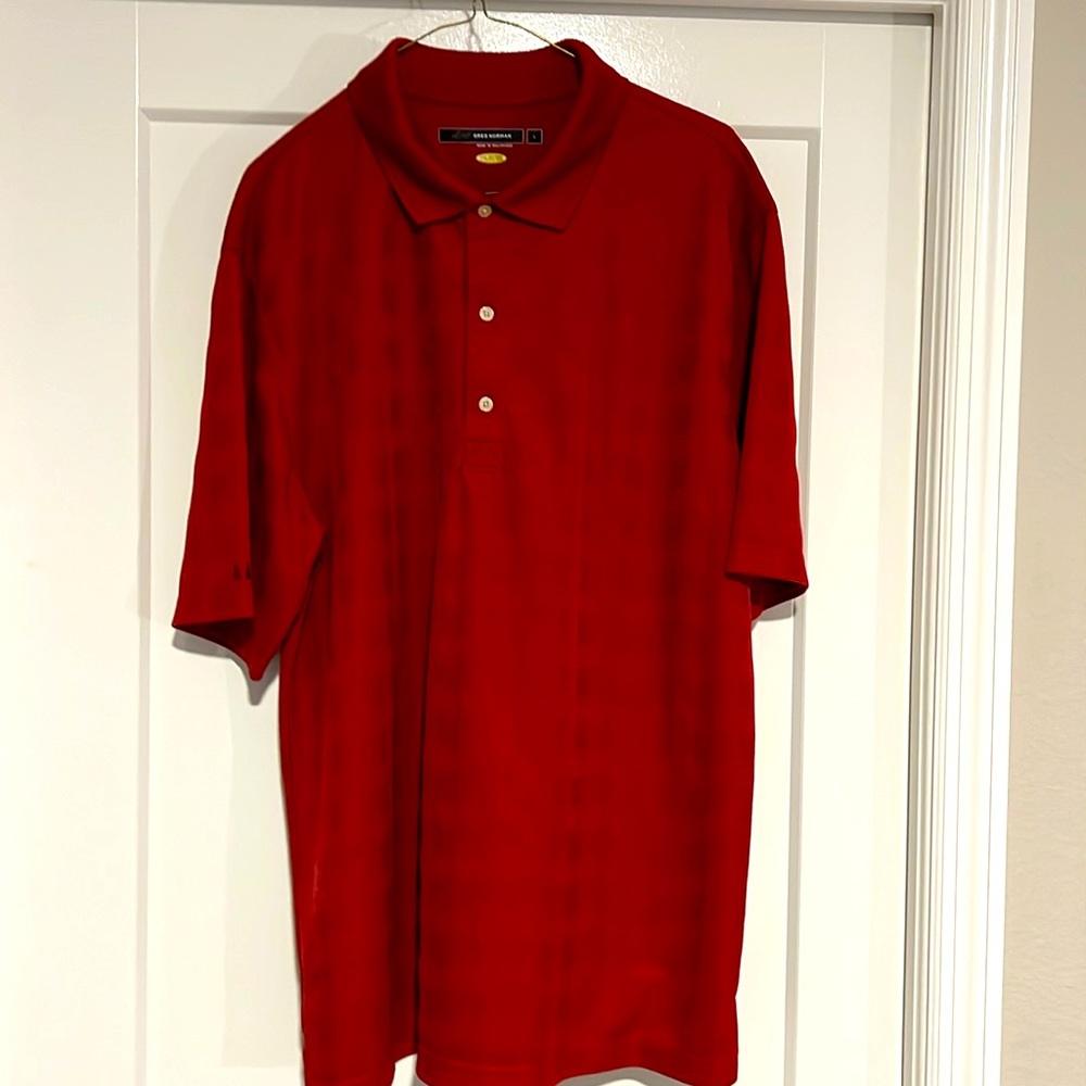 Greg Norman golf shirt size Large